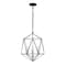 Z-Lite Geo 3 Light Chandelier, Matte Black 918-14MB-CH - alternate 1